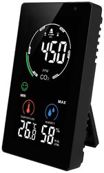 Urządzenie do monitorowania CO2 ze zintegrowanym termometrem i higrometrem   NDIR CO2 monitor  MX6055  Miernik CO2 / Wskaźnik CO2