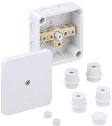 Puszka instalacyjna Spelsberg WK 007-2,5, IP54, (D x S x W) 80 x 80 x 38 mm, szary, 1 szt.