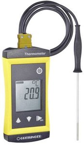 Termometr Greisinger G1200-T3-WPT3 483065, -65 - 1200 °C, Kalibracja (ISO)