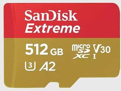 Karta pamięci microSDHC SanDisk Extreme, 512 GB, Class 10 UHS-I