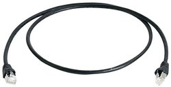 Kabel LAN Telegärtner L00002A0117, 3 m, RJ45, CAT 6a, S/FTP, 3.00 m, czarny