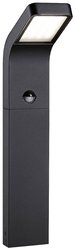 Słupek oświetleniowy LED Czujnik ruchu Kulma odporny na wodę morską IP44 500mm 3000K 7,5W 500lm 230V antracyt aluminium Oświetlenie drogi Paulmann Kulma PIR Poller anthrazit 94747 7.5 W  IP44