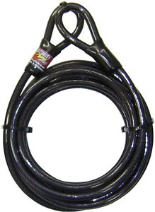 Linka stalowa zakończona pętlami Security Plus LK-500 Zapięcie rowerowe linka Security Plus LK-500