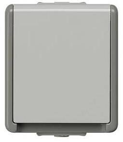 DELTA powierzchnia IP44, AP ciemnoszary/jasnoszary Gniazdo Schuko 10/16A 250V Z sc. Gniazdo podtynkowe Siemens 5UB4711 szary