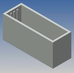 Polyamidy, TEKO, nylon enclosures suitable for encapsulating electronic assements.  40 x 15 x 19 mm Petrol blue RAL 5020 Obudowa uniwersalna TEKO S38.10, (D x S x W) 40 x 15 x 19 mm, ABS, 1 szt.