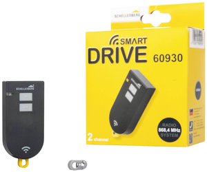 Nadajnik radiowy Schellenberg Smart DRIVE, 2-kanałowy, 868,4 MHz, antracyt Radiowy nadajnik ręczny Schellenberg 60930 1 szt.