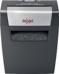 Rexel Momentum X406 Niszczarka 6 ark. Cięcie na drobne elem. 4 x 28 mm P-4 15 l Niszczy także spinacze do papieru, zszywki