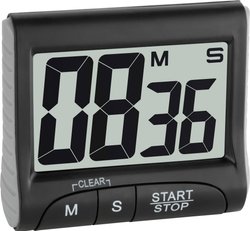 Timer TFA Dostmann 38.2021.01 cyfrowy czarny