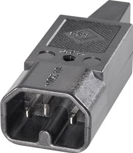 Złącze męskie IEC K & B 42R 42R042311, styki: 2 + PE, 250 V, 10 A, 1 szt.
