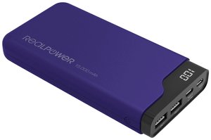 Powerbank RealPower PB-15000C 15000 mAh Li-Ion USB, USB-C®