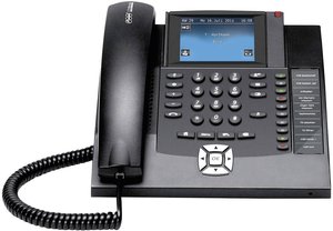 Auerswald COMfortel 1400 Telefon systemowy, ISDN Zestaw głośnomówiący kolorowy, dotykowy czarny