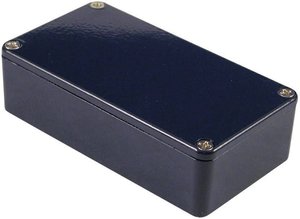 Obudowa uniwersalna Hammond Electronics, aluminium, niebieski, (D x S x W) 111.5 x 59.5 x 31 mm, 1 szt.