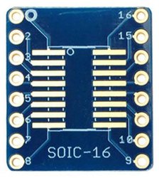 Płytka SMT-Breakout dla SOIC-16 lub TSSOP-16 - 3 sztuki! Płyta Adafruit 1207 Płytka prototypowa 1 szt.