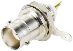Złącze BNC TRU COMPONENTS TC-10101488 złącze żeńskie do wbudowania pionowego 50 Ω 1 szt.