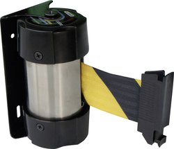 System zamykania pasami, czarny, żółty VISO RW20NJ