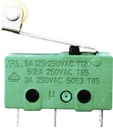 Mikroprzełącznik TRU COMPONENTS TC-9134620, 1 zestyk przełączny, 1 x wł/(wł), 250 V/AC, 5 A, 1 szt.