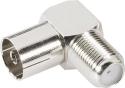 Adapter koncentryk TRU COMPONENTS 1579507 złącze żeńskie koncentryk - złącze żeńskie F 1 szt.