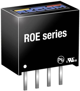 Przetwornica DC/DC, do PCB RECOM ROE-2405S ROE-2405S, SIP-4, 1 W, 5, 200 mA, 1 szt.