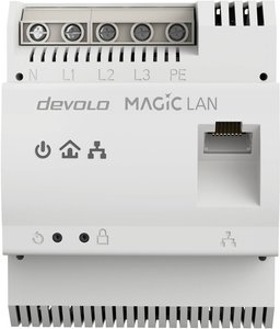 Devolo Magic 2 LAN Adapter powerline na szynę DIN 8528 EU Powerline 2400 MBit/s
