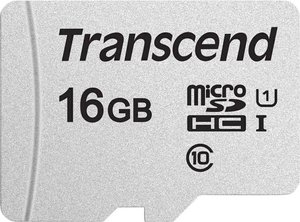 Karta pamięci microSDHC Transcend Premium 300S, 16 GB, Class 10, UHS-I, UHS-Class 1