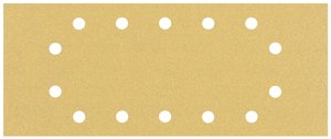 Papier ścierny EXPERT C470 z 14 otworami do szlifierki oscylacyjnej, 115 x 280 mm, G 100, 10 sztuk. Papier ścierny do szlifierki Bosch Accessories EXPERT C470 2608900876 280 mm 10 szt.