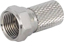 Kathrein 273167, Wtyk śrubowy F, EMK01 srebrny