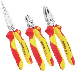 Szczypce zestaw Professional electric, 3 szt. Zestaw szczypiec Wiha 26852, VDE, 3 szt.