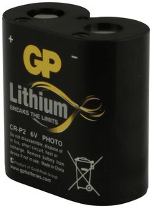 Bateria do aparatu CR-P 2 GP Batteries GPCRP2STD093C1  6 V 1 szt.