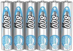 Akumulator AAA/R03 Ansmann maxE HR03, NiMH, 800 mAh, 1.2 V, 6 szt.