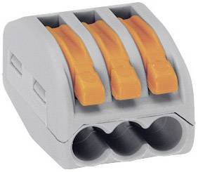 Złącze zaciskowe WAGO 222-413-50, PIN: 3, 400 V/AC, 32 A, 50 szt.