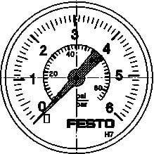 Manometr FESTO MA-40-6-G1/4-EN 183899