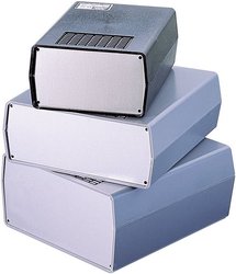 Obudowa uniwersalna TEKO, Wymiary: (A x B x C x D x E) 170 x 177 x 198 x 192 x 70 mm, ABS, aluminium, 1 szt.