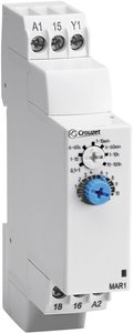 Przekaźnik czasowy Crouzet MCR1 88827135, 1 s - 100 h, 250 V/DC, 250 V/AC, 8 A, 1 szt.