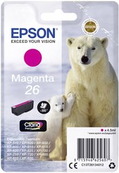 Epson atrament T2613, 26 tusz oryginalny  Magenta C13T26134012