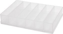 Wkładka do pojemnika asortymentowego raaco 136426, Ilość przegród: 6, (D x S x W) 238 x 168 x 47 mm