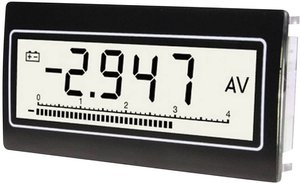 Wskaźnik panelowy cyfrowy TDE Instruments DPM802-TW, 9 V/DC (min 5V max 16 V), 68 x 33 mm