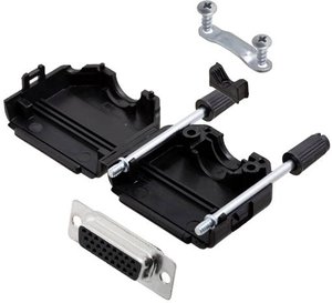 Zestaw listew żeńskich D-Sub TRU COMPONENTS TCDPPK15BKHDS26K 7709428, rzędy: 3, styki: 26, 180 °, 1 szt.