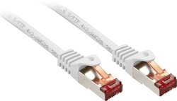 Kabel LAN LINDY 47381, 1 szt., RJ45, 0.50 m, biały