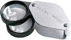 Lupa składana Eschenbach 1187 Współczynnik powiększenia: 4 x, 6 x, 10 x Rozmiar soczewki: (Ø) 27 mm