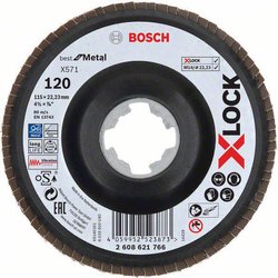 Tarcza lamelkowa Bosch Accessories X-LOCK 2608621766 Średnica 115 mm 1 szt.