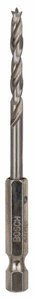 Wiertła spiralne do drewna z chwytem sześciokątnym 1/4'', 4 x 43 x 88 mm Wiertło spiralne do drewna Bosch Accessories 2608595520 1 szt.