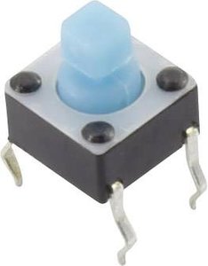 Przycisk chwilowy TRU COMPONENTS YST-1102T, 1 x wył/(wł), 1 szt.