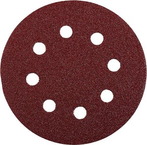 Ściernice QUICK-STICK, WOOD &amp, METAL, elektrokorund, Ø 115 mm, perforowane, ziarnistość 120 Tarcza szlifierska kwb 491812 5 szt.