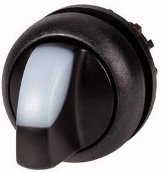 Przełącznik ścienny Eaton M22S-WRLK-W pierścień przedni z tworzywa sztucznego czarny   1 szt.