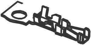 Styk zaciskany FCI 77138-001LF, wire-to-board, piny: 1, 1 szt.