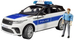 Samochód policyjny Range Rover Velar firmy Brother z policjantem