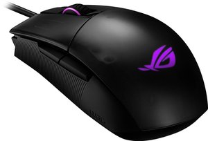ASUS ROG Strix Impact II ergonomiczna mysz do gier (obustronna, 6200 dpi, lekka konstrukcja, oświetlenie Aura Sync RGB), czarny Mysz gamingowa USB Asus ROG Strix Impact II 6200 dpi