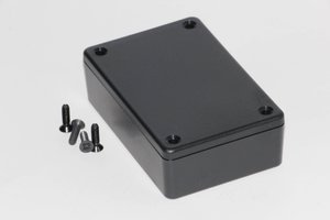 Obudowa uniwersalna Hammond Electronics, ABS, czarny, (D x S x W) 110 x 82 x 44 mm, 1 szt.