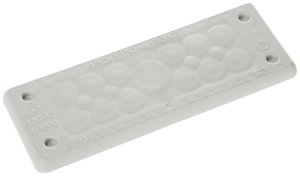 Płyta przelotowa Trelleborg MH-24 F 17-3 LIGHT GREY UL94 V-0 IP65  TPE  Screw 107466B, (D x S x W) 154 x 56 x 19 mm, TPE, 1 szt.