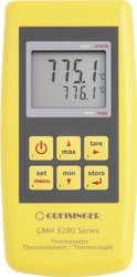 Precyzyjny termometr sekundnik, 2-kanałowy, rejestrator GMH3251 Termometr Greisinger GMH3251 480636, -220 - +1768 °C